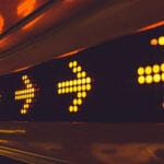 energy direction arrow movement