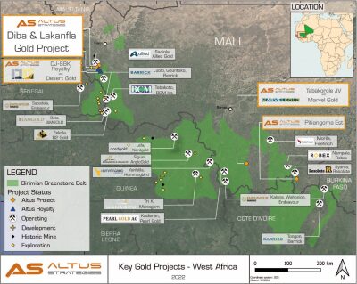 Gold Mining Licence Granted at the Diba Project in Western Mali