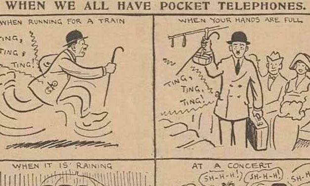 A direct call on a pocket phone from 100 years ago