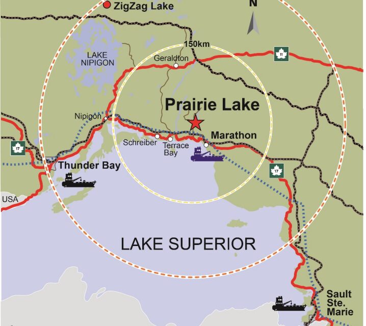 Planned Port Facility Improvements at Marathon to Enhance Logistics of 890Mt Prairie Lake Critical Minerals & Phosphate Project