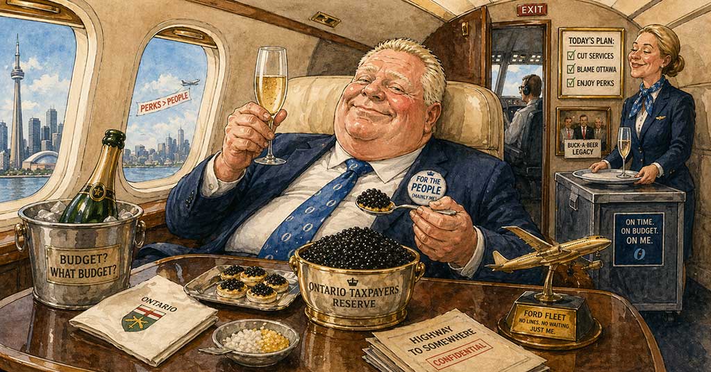 Doug Ford’s ‘Gravy Plane’ was a monumental mistake