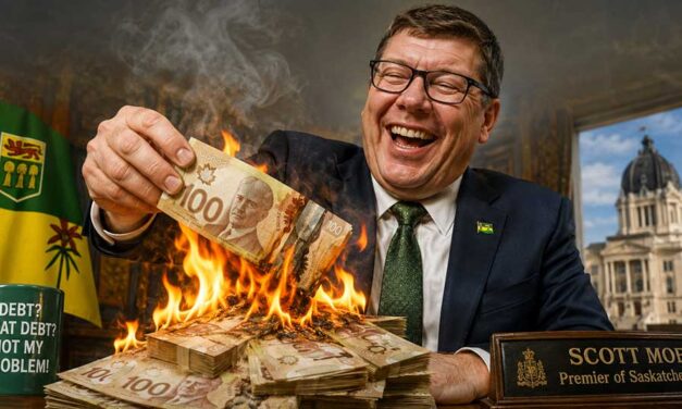 Saskatchewan is burning $1 billion a year in interest payments